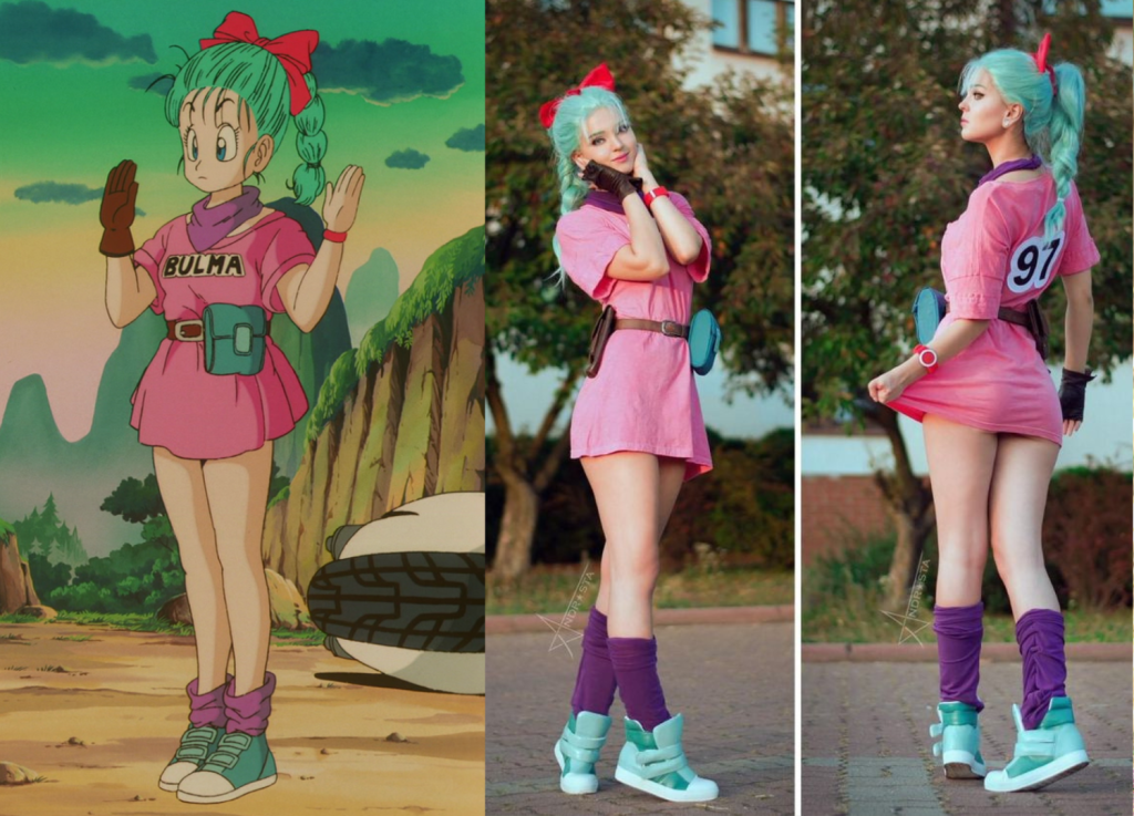 Bulma Hot The Pink Dress Look