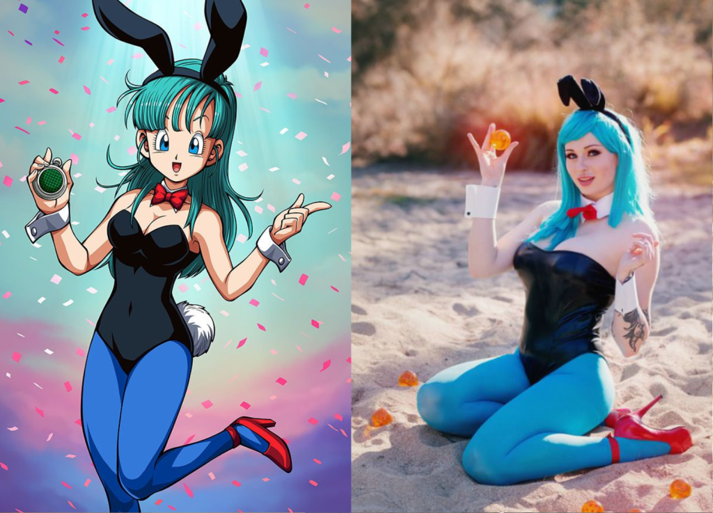 Bulma Sexy Bunny Suit Cosplay