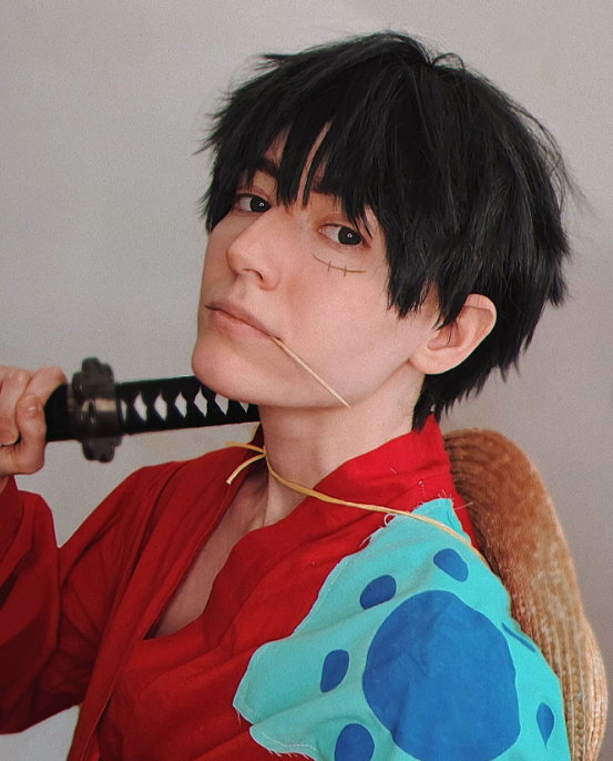 Wano City Luffy Cosplay